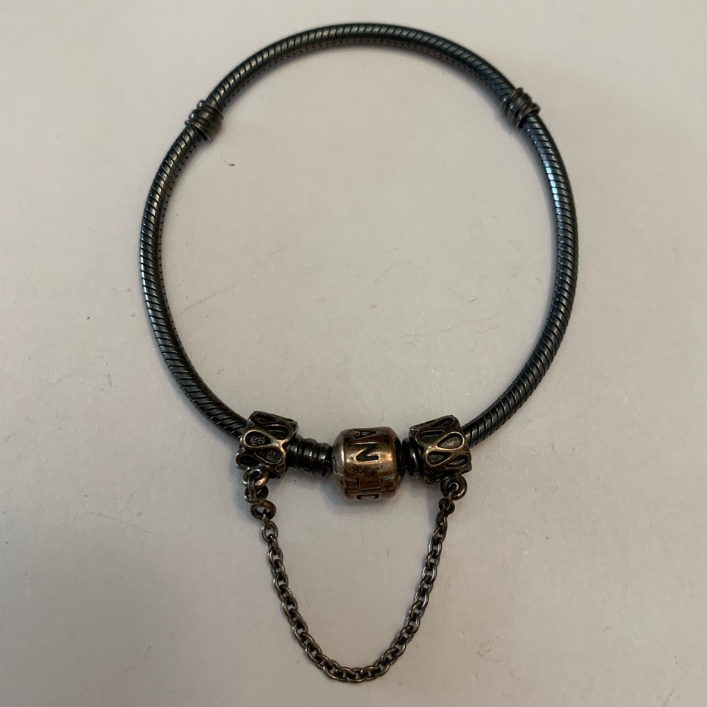 Pandora Bracelet with Safety Chain Sterling